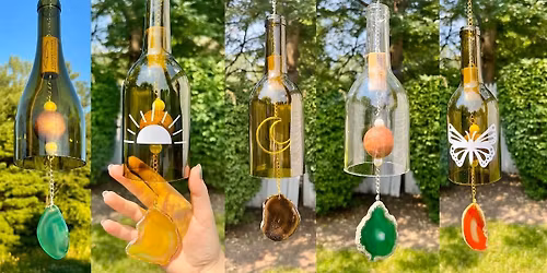 Stones + Spirits: Wine Bottle Wind Chime Workshop