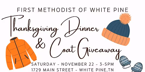 Thanksgiving Dinner & Coat Giveaway