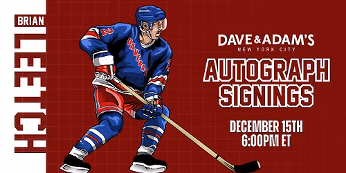 BRIAN LEETCH SIGNING EVENT