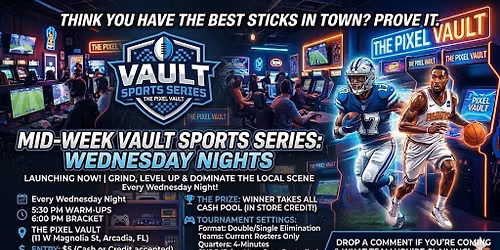\ud83c\udfae WEDNESDAY NIGHT SPORTS: Weekly [Madden \/ NBA 2K] Tournament! \ud83c\udfae