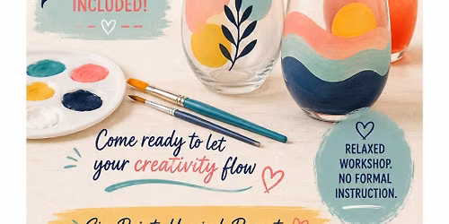 Summer Sippers...wine glass painting workshop