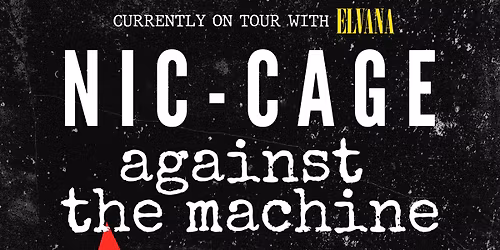 Nic Cage Against The Machine - Rage fronted by Nicolas Cage!