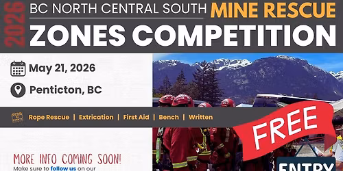 2026 BC North Central South Mine Rescue Zones Competition