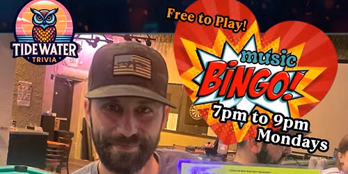 Music Video BINGO Mondays @ Peake Tavern in Chesapeake!!