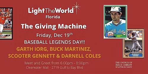 Giving Machine Clearwater - Q&A with Baseball Legends