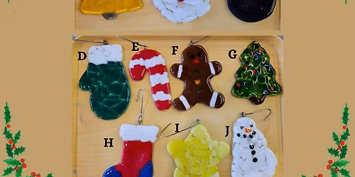 Glass Fusion Christmas Ornaments