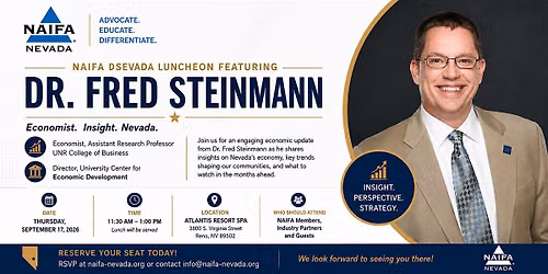 Reno | NAIFA Nevada: Dr. Fred Steinmann