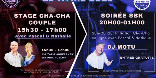 STAGE & SOIR\u00c9E SBK ADELANTE SALSA - LA CERVOISERIE ROCHEFORT