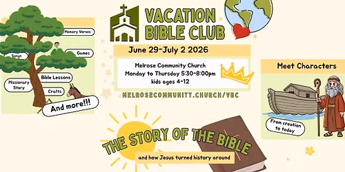MCC Vacation Bible Club 2026: The Story of the Bible