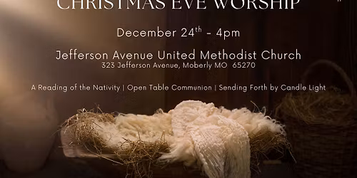 Christmas Eve Worship at Jefferson Ave. UMC