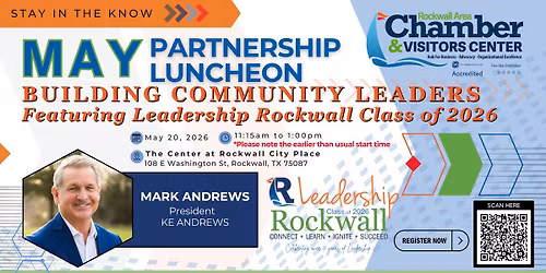 May Partnership Luncheon - Building Community Leaders