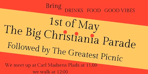 Christianias 1. Maj Parade og Picnic