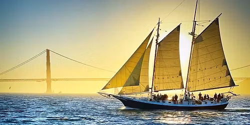 Spring Equinox- Sunset and Bay Lights Sail on SF Bay