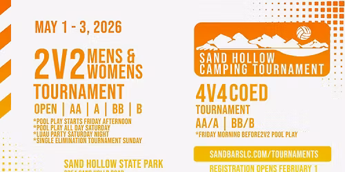 Sand Hollow Camping tournament