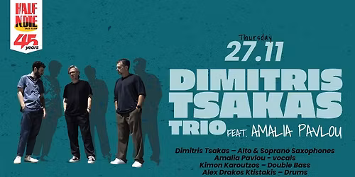 DIMITRIS TSAKAS TRIO  Feat. AMALIA PAVLOU
