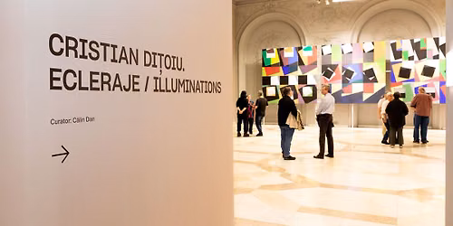 Cercetarea luminii cu mijloacele picturii. Tur ghidat cu artistul Cristian Di\u021boiu, \u00een expozi\u021bia Ecl