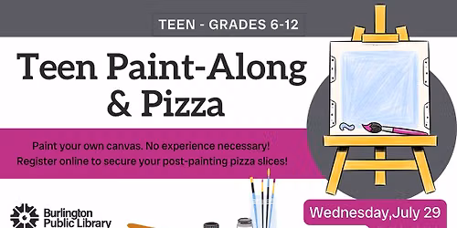 Paint Along and Pizza!