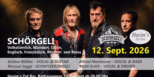 Sch\u00f6rgeli live in Hasim's Zyt Bar