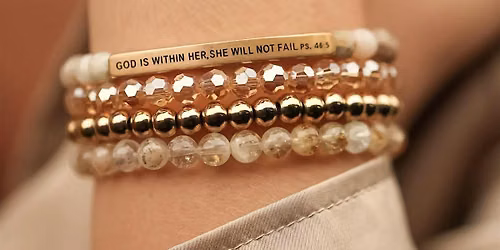 Bracelet Making Class: Hand-make a Bracelet with Your Favorite Bible Verse