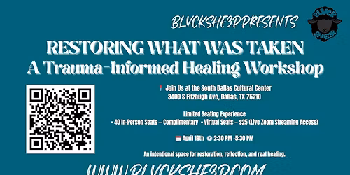 WHERE HEALING BEGINS: A Trauma-Informed Healing Workshop