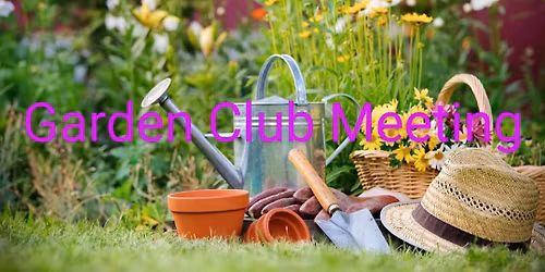 Waterford Garden Club Meeting