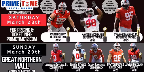 Tywone Malone Jr. Autograph Signing Event