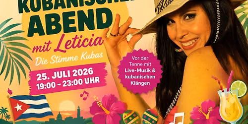 Kubanischer Abend mit Leticia \u2013 Die Stimme Kubas