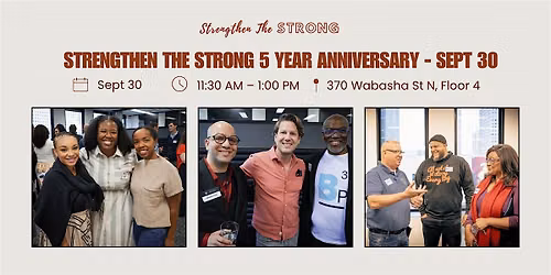 Strengthen the Strong 5 Year Anniversary - September 30
