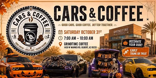 Cars & Coffee \/ Gilbert \/ @Grindtime Coffee