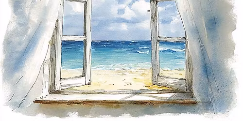 Venster waterverf 