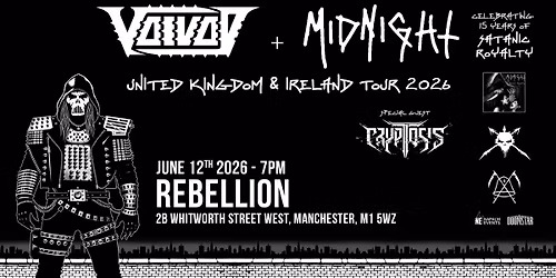 Voivod + Midnight - Manchester