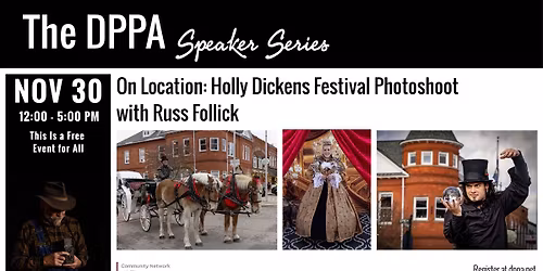 On Location: Holly Dickens Festival Photoshoot