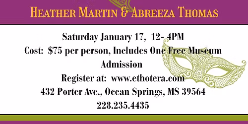 Mardi Gras Mask Making Workshop