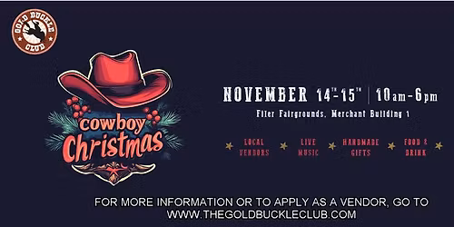 Cowboy Christmas Market at the Filer Fairgrounds