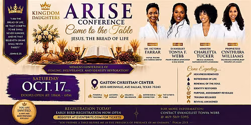 KINGDOM DAUGHTERS ARISE CONFERENCE