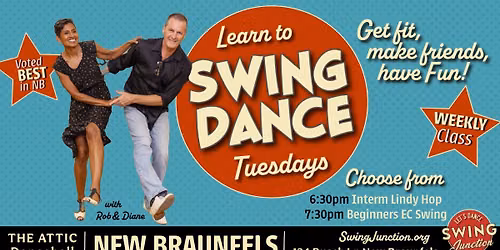 Learn to Swing Dance in New Braunfels - Attic Dance Hall