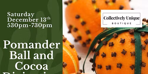 🎄✨ Blessing Ball & Cocoa Divination Workshop ✨🎄