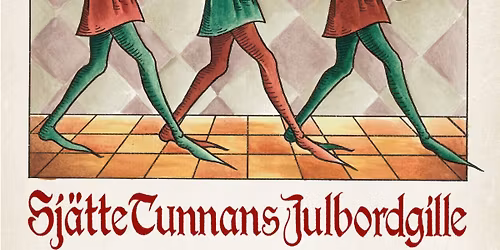 Julbord f\u00f6r medeltidskl\u00e4dda