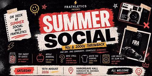 90s & 2000s Day Party - Summer Social with FRAthletics