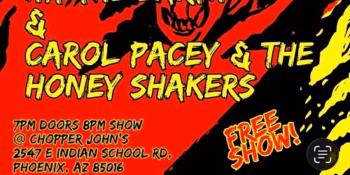 Voodoo Swing, Hit The Earth & Carol Pacey &The Honey Shakers!
