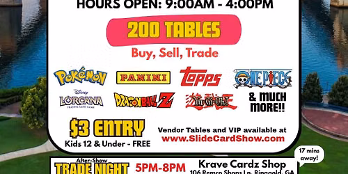 Slide! Card Show: Pokemon, TCG & Sports - Chattanooga, TN