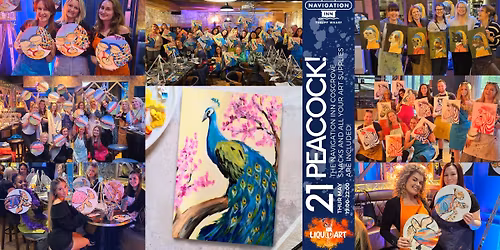 Peacock! at The Navigation Cosgrove!