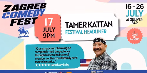 Zagreb Comedy Fest: Festival headliner - Tamer Kattan (USA)
