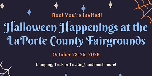 Halloween Happenings at the LaPorte County Fairgrounds