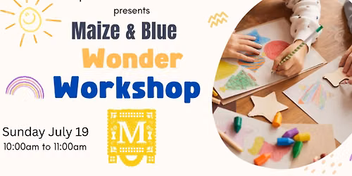 Maize and Blue Wonder Workshop with Spark Wonder Studio
