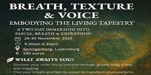 Breath, texture and voice - bodywork