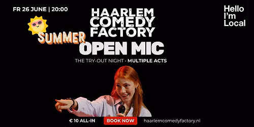 Haarlem Comedy Factory | Open Mic
