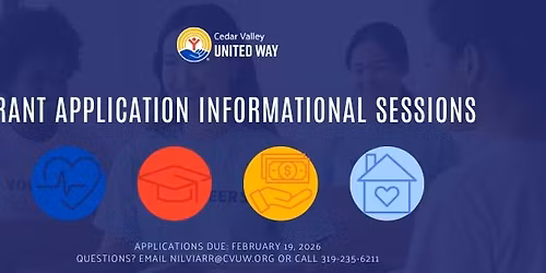 Grant Application Info Sessions