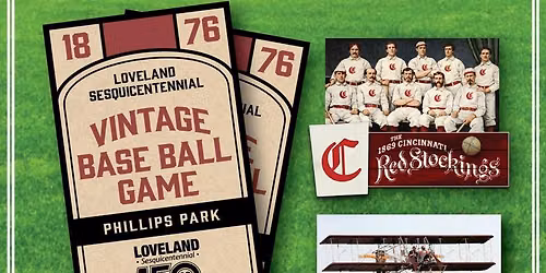 150th Anniversary Vintage Style Baseball Game