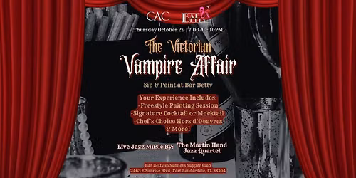 10\/29  -  The Victorian Vampire Affair - Sip & Paint @ Bar Betty FTL